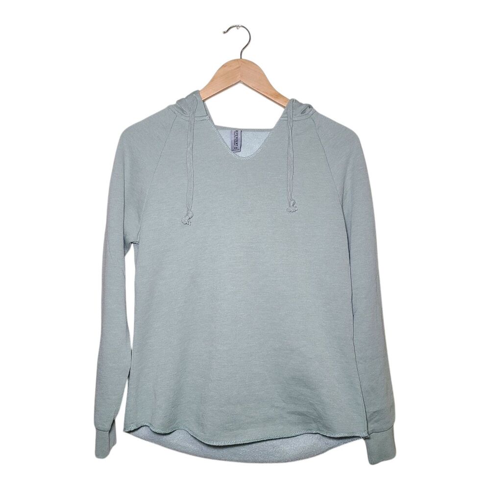 Independent Trading Company Women’s Hooded Pullover Size XS Mint Green NWOT